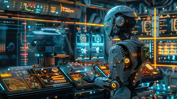 Free Robot Command Center Image - Robot, Technology, Futuristic ...