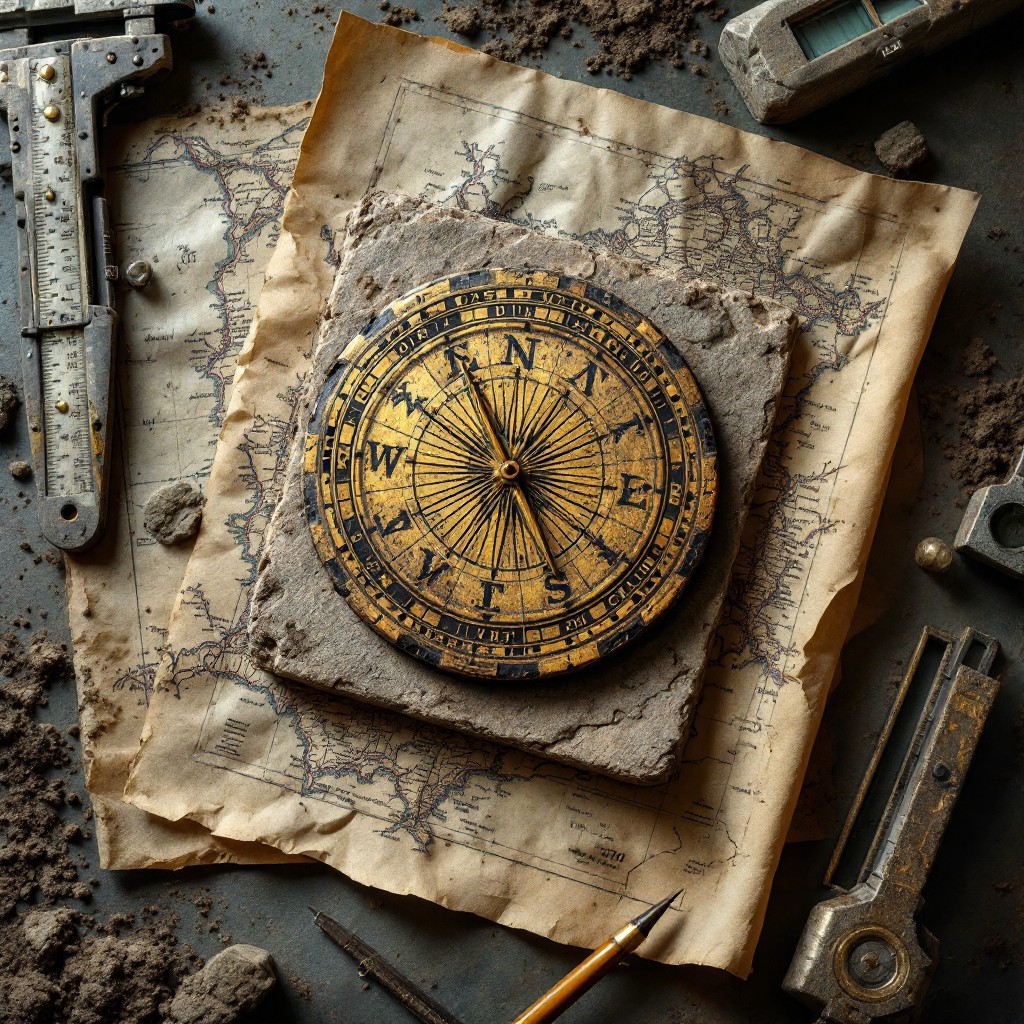 Free Ancient Surveying Compass Image - Compass, Ancient, Brass ...