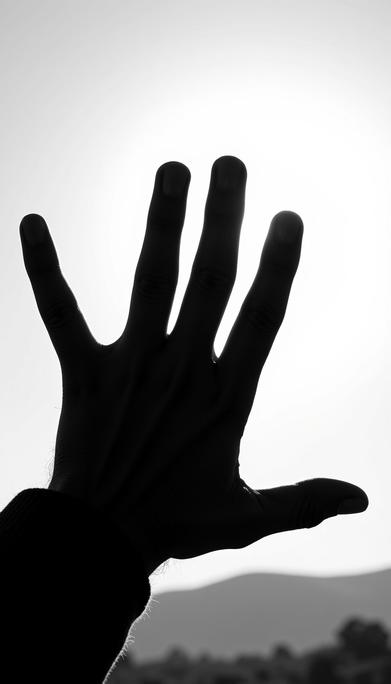 Hand Backlit Free Hand against light Image - Silhouette, Hand, Palm | Download at ...
