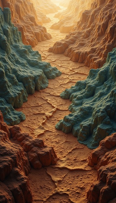 Desert Ravine Top View Free Stratified Desert Ravine Image | Download at StockCake