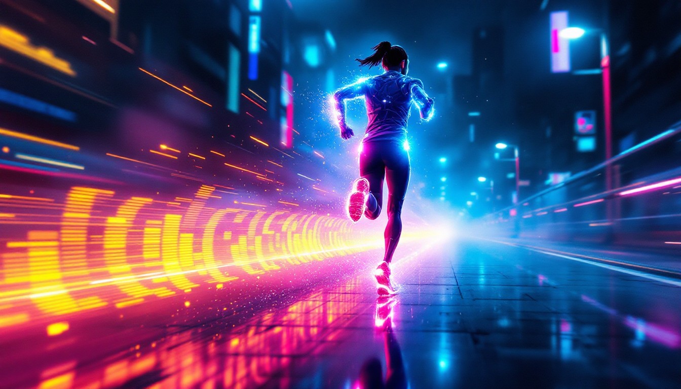 Free Neon Speed Runner Image - Runner, Cyberpunk, Neon | Download at ...