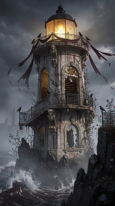 Grotesque Lighthouse Free Gothic Lighthouse Ruins Image - Lighthouse, Gothic, Victorian ...