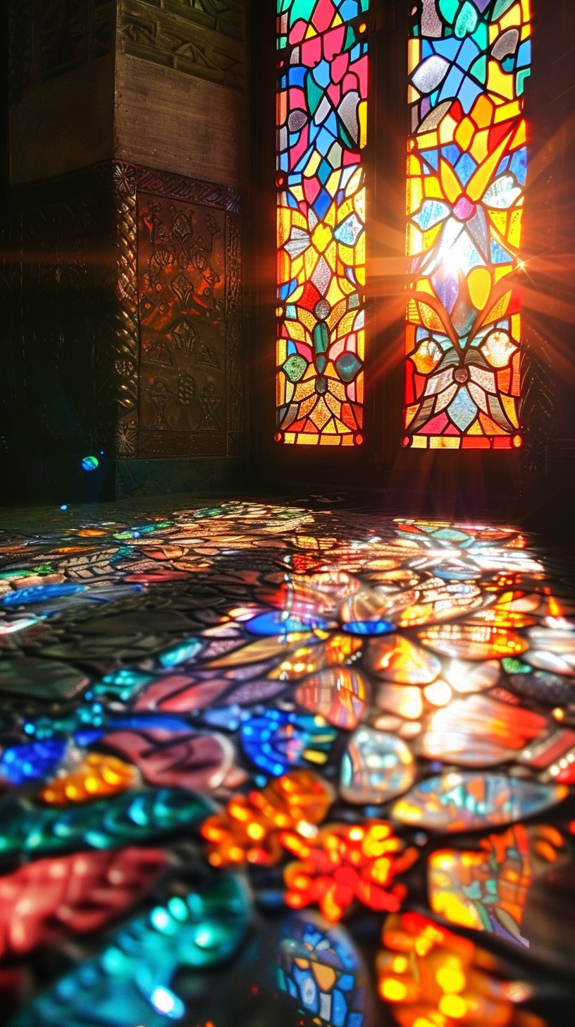 Stained Glass Colorfull Free Colorful Stained Glass Image - Stained Glass, Colorful, Sunlight ...