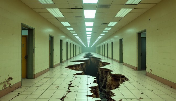 Liminal Particles Free Liminal Space Abyss Image - Liminal, Dreamcore, Hallway | Download ...