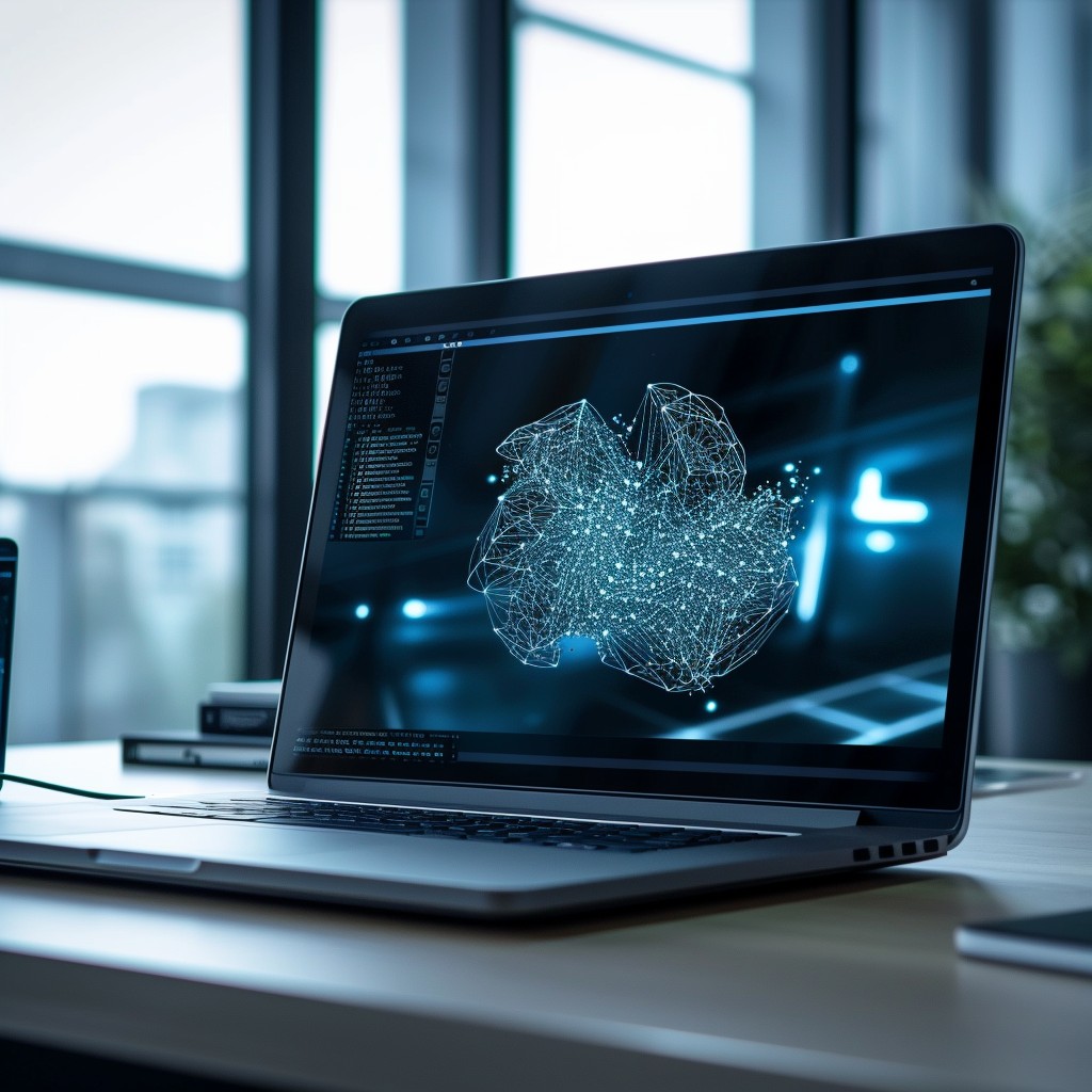 Tech Image Large Size Free Tech-Inspired Workspace Photo - Technology, Laptop, Brain ...