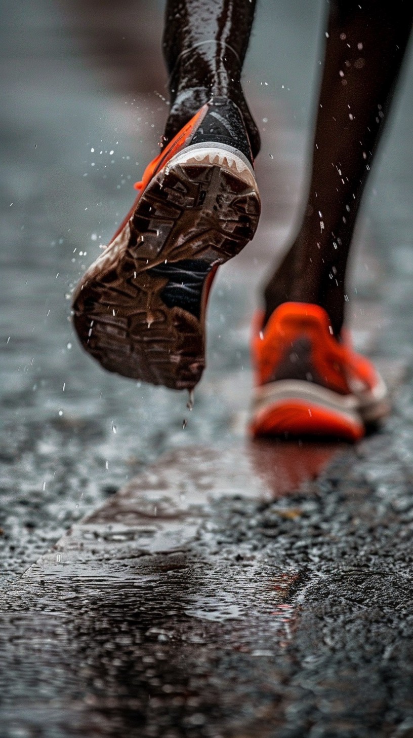 Free Rainy Day Running Image - Running, Rain, Shoes | Download at StockCake