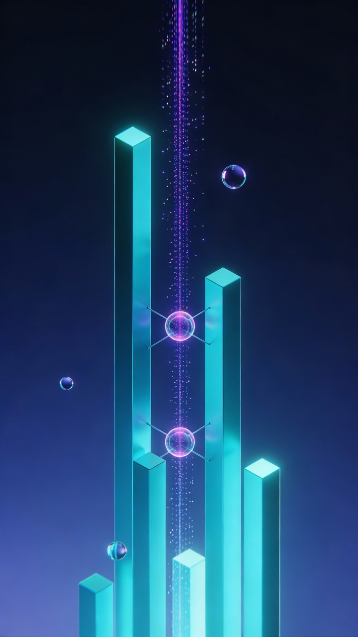 Free Cyan Technology Visualization Image - 3d, Visualization, Data ...