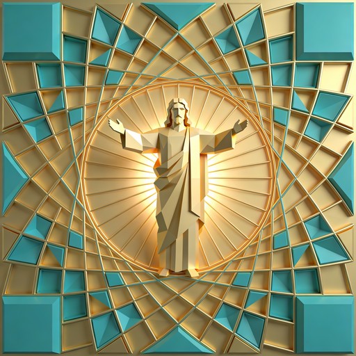 Jesus Geometric Free Divine Geometric Radiance Image - Jesus, Christ, Divine | Download ...