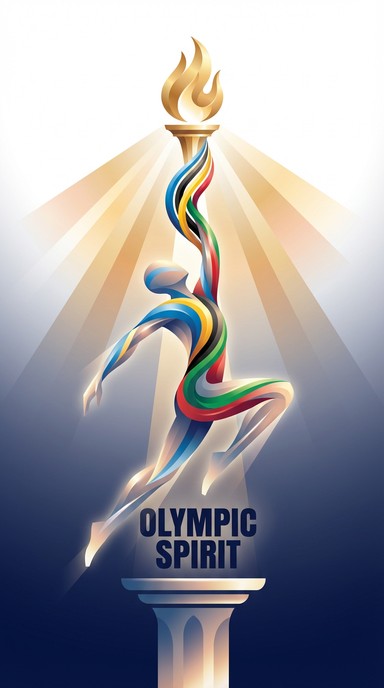 Download Olympic Spirit Soars Image - Olympic, Athlete, Torch