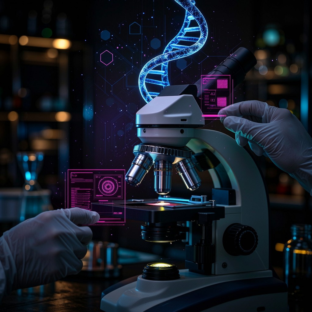 Cyborg Dna Free Cyberpunk DNA Analysis Image - Cyberpunk, Forensic, Holographic ...