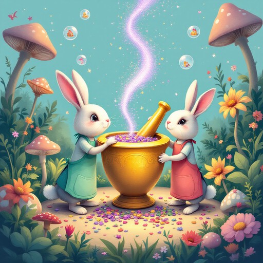 Free Magical Rabbit Alchemy Image - Rabbits, Bunnies, Potion | Download ...