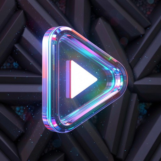 Free Glowing Play Button Image - Play, Button, Glass | Download at ...