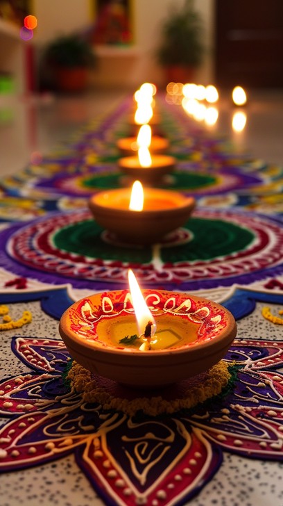 Free Festive Diya Lighting Image | Download at StockCake