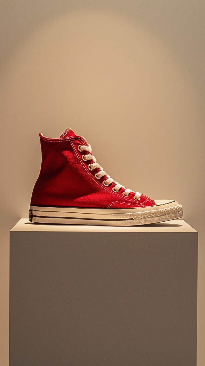 Free Iconic Red Sneaker Image - Sneaker, Red, High-top | Download at ...