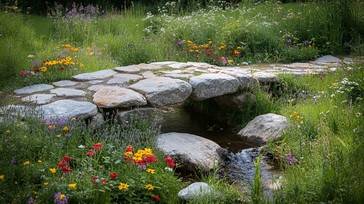 Free Rustic Stone Bridge Image - Bridge, Stone, Stream | Download at ...