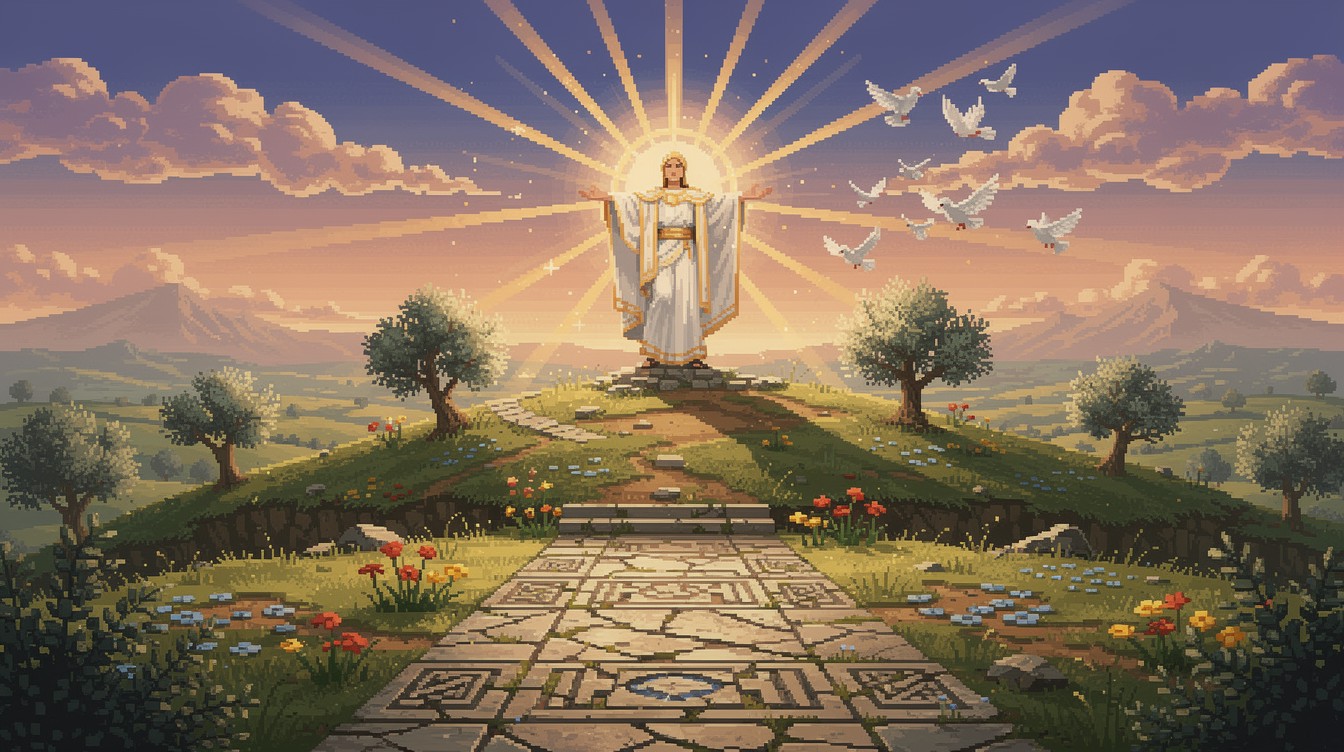 Free Divine Pixel Ascension Image - Divine, Pixel, Retro | Download at ...