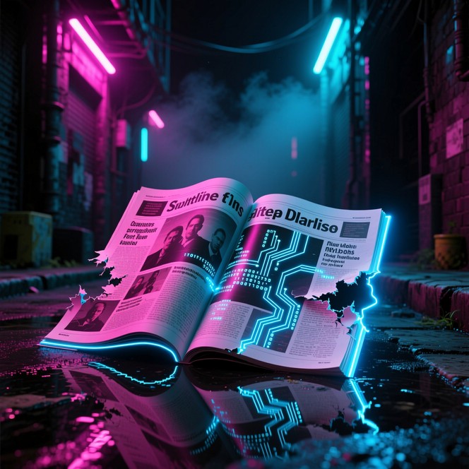 Free Digital Media Decay Image - Cyberpunk, Neon, Magazine | Download ...