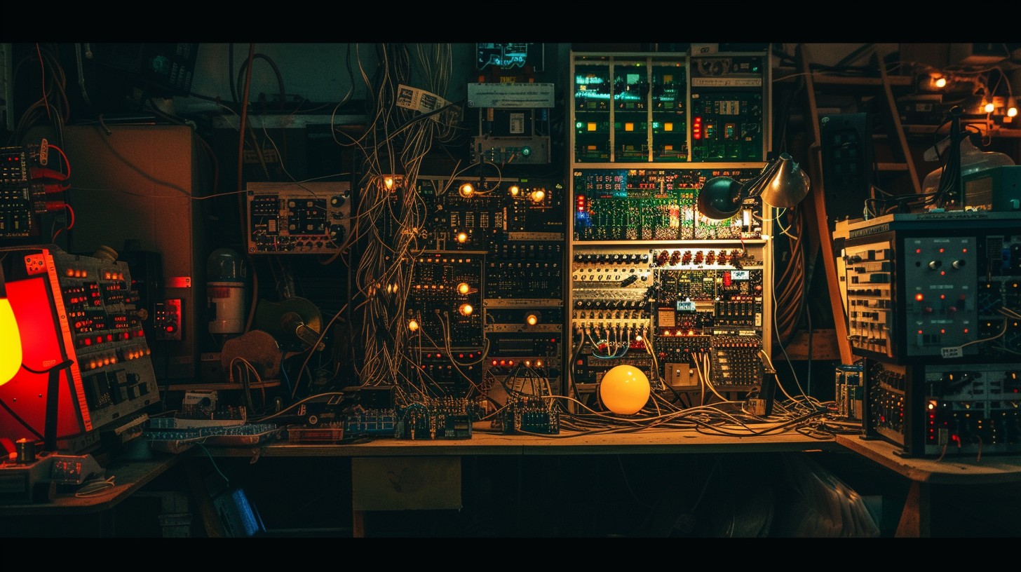 Free Electronic Workshop Chaos Photo - Electronics, Workshop, Wires ...