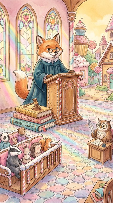 Free Whimsical Animal Court Image - Fox, Judge, Courtroom | Download at ...