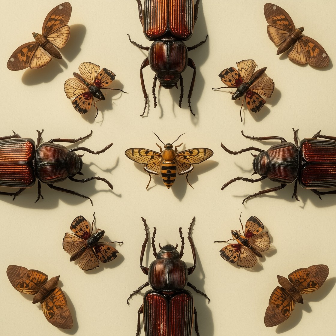 Free Symmetrical Insect Collection Image - Entomology, Beetles ...