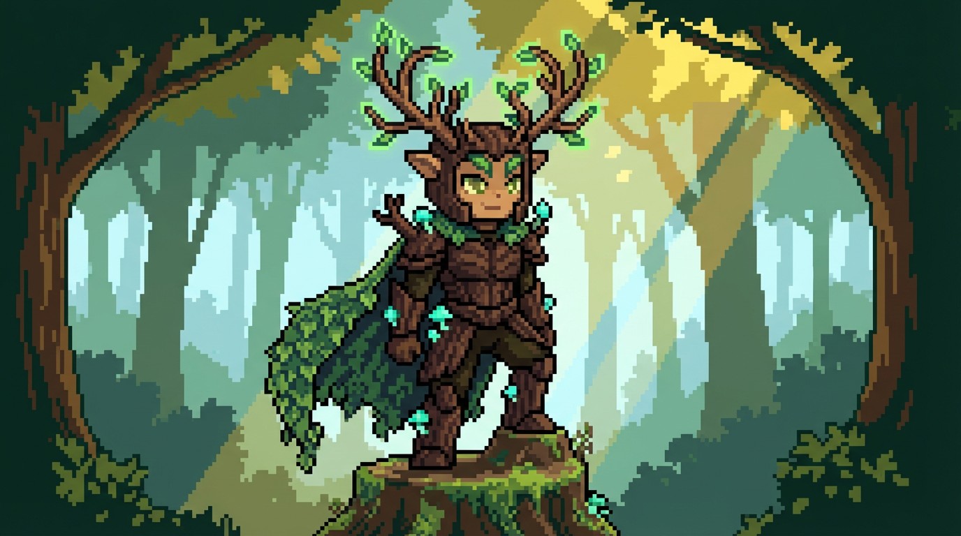 Free Forest Guardian Sprite Image - Pixelart, Guardian, Forest ...