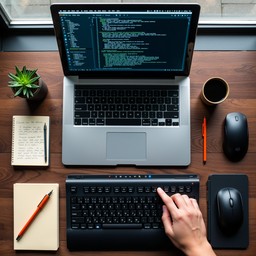Free Productive coding workspace Image - Workspace, Coding, Laptop ...