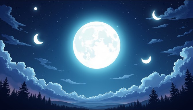 Free Magical Midnight Moons Image - Moon, Night, Sky | Download at ...