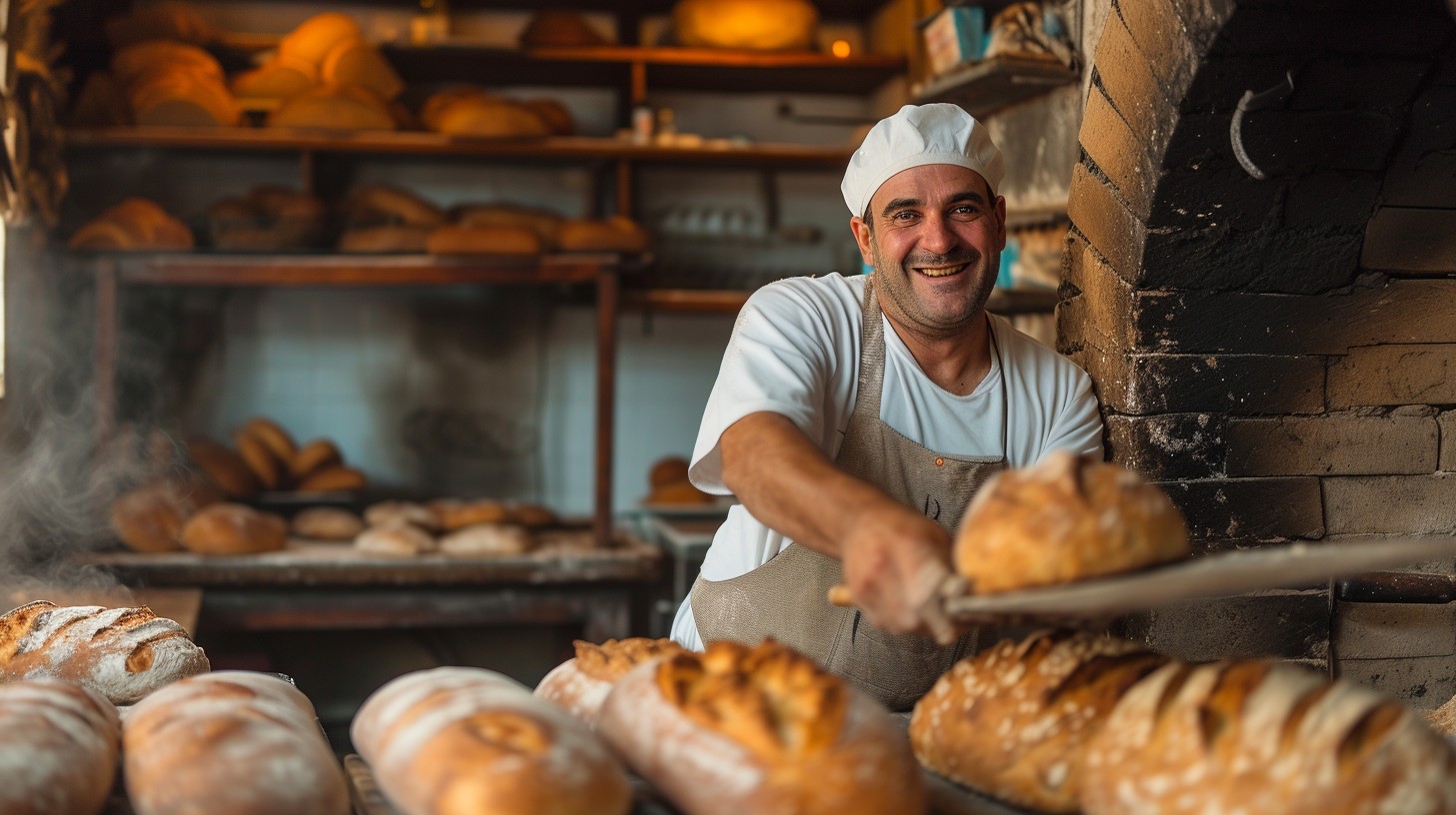 Free Baker Baking Bread Image - Baker, Bakery, Bread | Download at ...