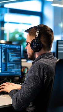 Free Focused Software Developer Image - Developer, Software, Coding ...