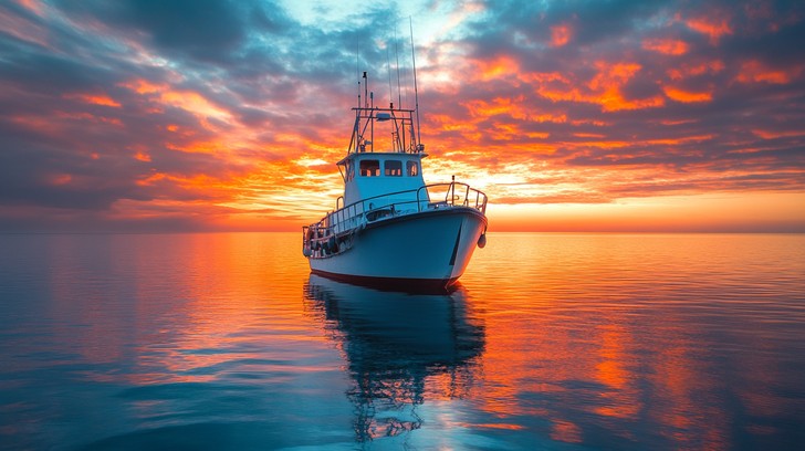 Boat trip scene | Mapsru.com