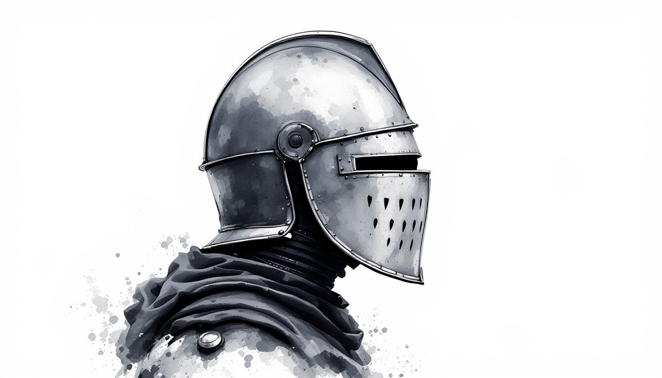 Free Medieval Knight's Profile Image - Knight, Helmet, Medieval ...