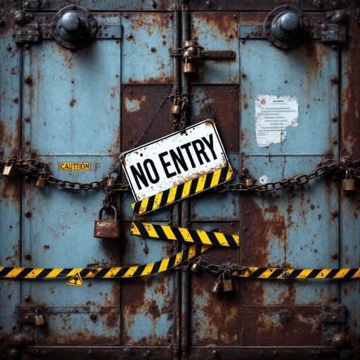 Free No Entry Warning Image - Industrial, Restricted, Warning ...