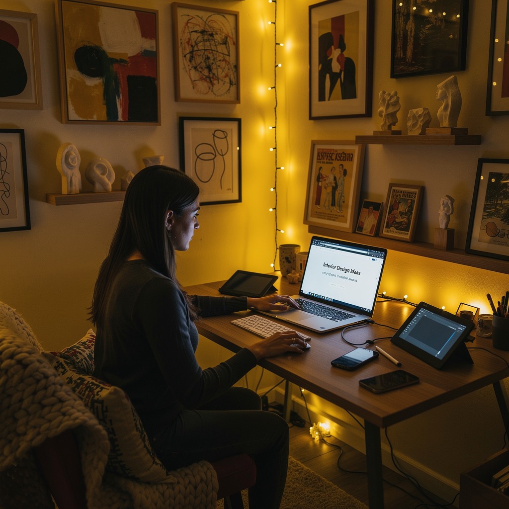 Cozy Blog Free Cozy Blogging Corner Image - Woman, Blogging, Workspace | Download ...