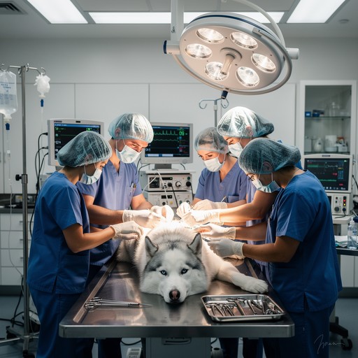 Free Veterinary Surgery Underway Image - Veterinary, Surgery, Husky ...