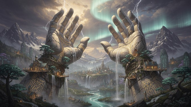 Titan Hand Rising Event Free Titan Hands Rising Image - Fantasy, Landscape, Hands | Download at ...