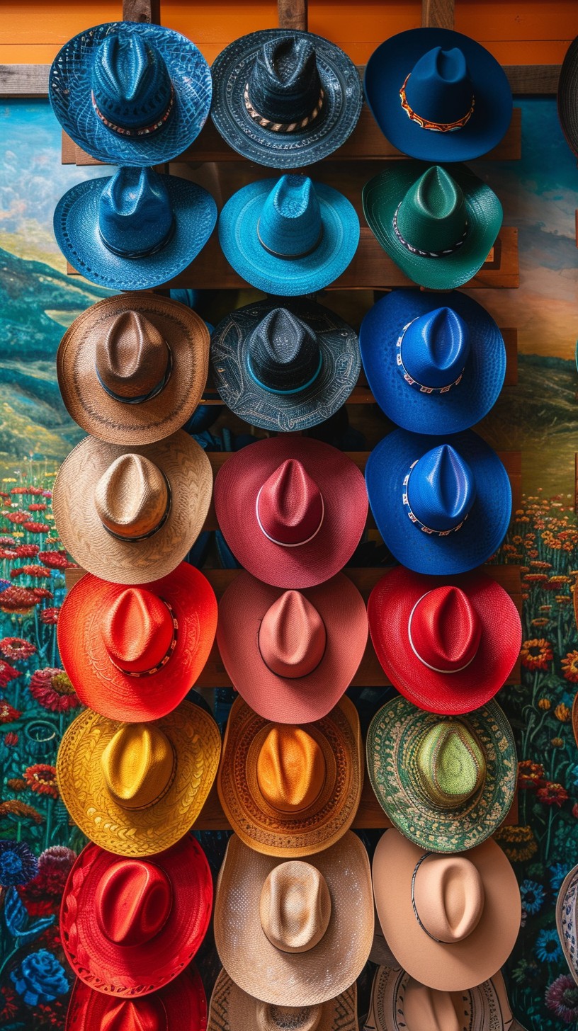Free Colorful Hat Display Image - Colorful, Hats, Display | Download at ...