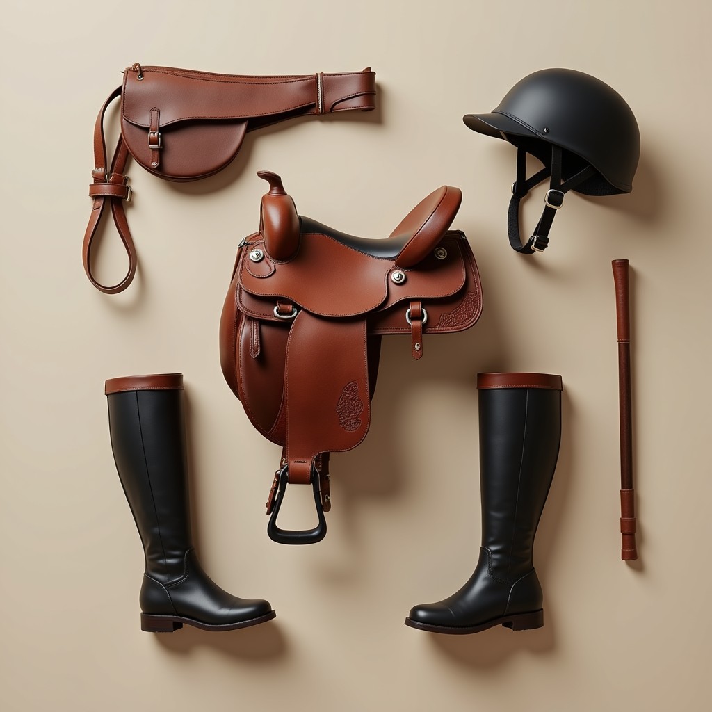 Free Essential Equestrian Gear Image - Equestrian, Saddle, Helmet ...
