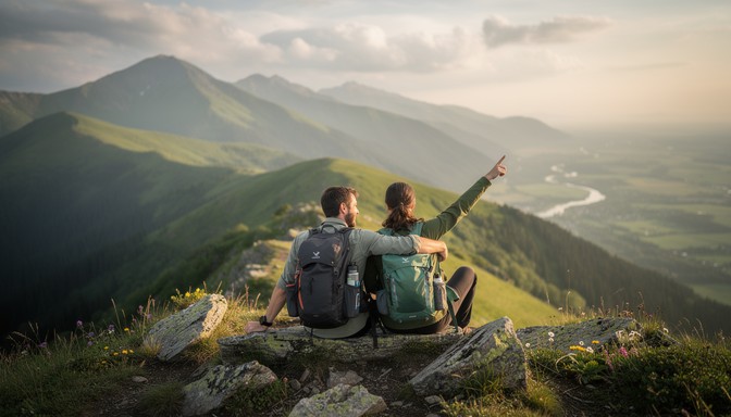 Free Adventure Awaits Together Image - Hiking, Mountains, Friendship ...