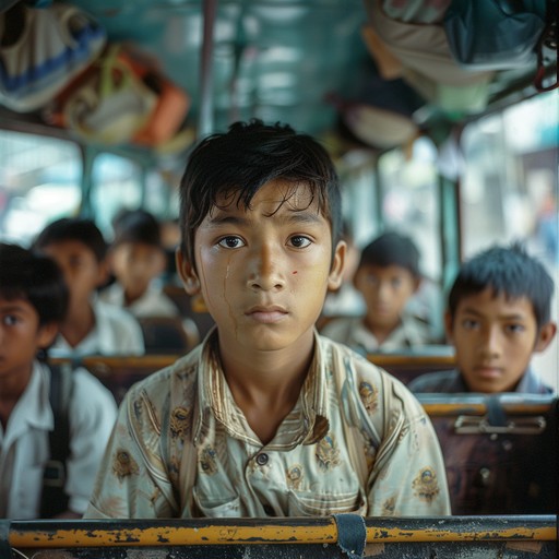 Free Boy in Bus Image - Boy, Bus, Students | Download at StockCake