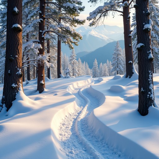 Free Luminous Winter Path Image - Winter, Forest, Snow | Download at ...