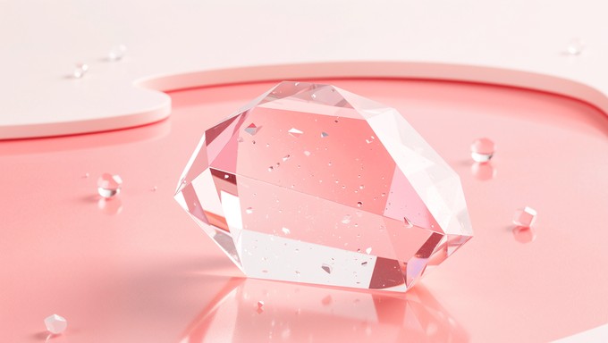 Translucent Pink Crystal Free Pink Crystal Elegance Image - Crystal, Quartz, Pink | Download at ...