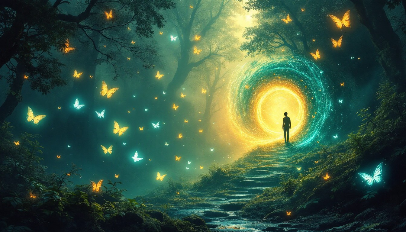 Free Enchanted Butterfly Gateway Photo - Butterflies, Portal, Forest ...