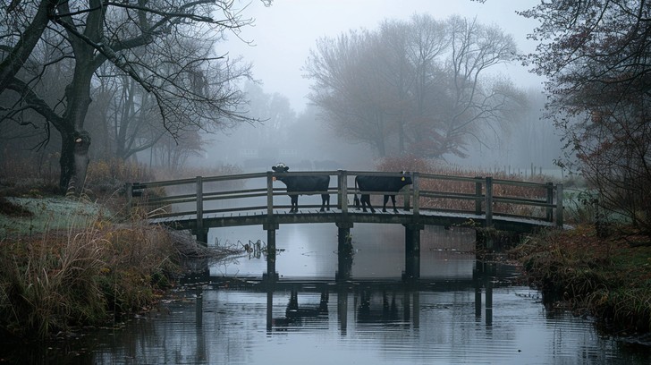 Free Misty bridge sunrise Image - Mist, Sunrise, Bridge | Download at ...