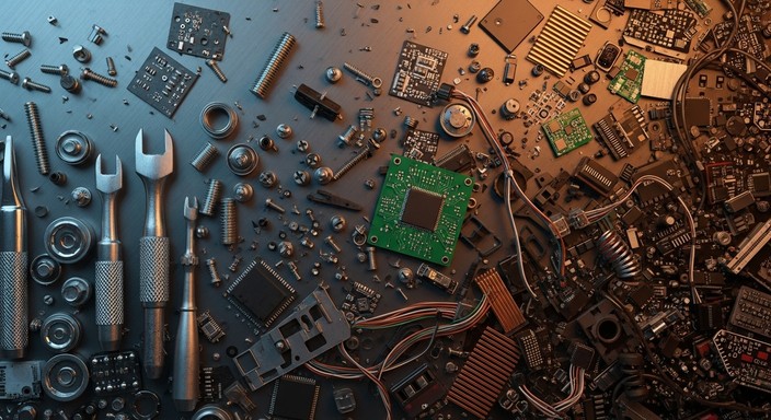 Free Electronic Component River Image - Electronics, Circuitry ...