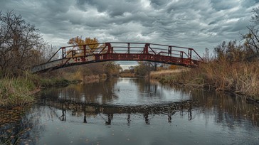 Free Rustic Bridge Scenery Image - Bridge, River, Autumn | Download at ...