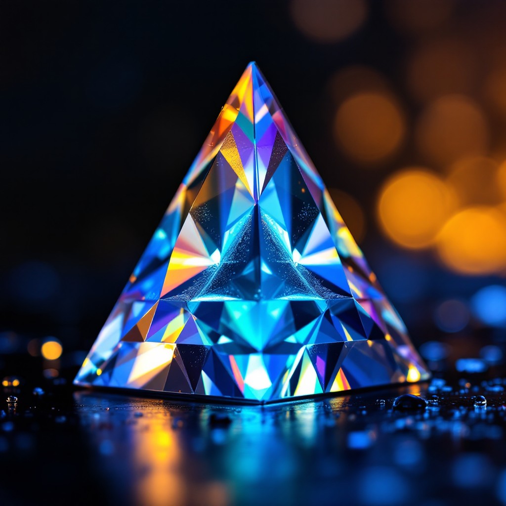 Free Crystal Pyramid Illumination Image - Crystal, Pyramid, Geometry ...