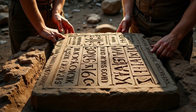 Free Ancient inscription discovered Image - Archaeology, Tablet ...
