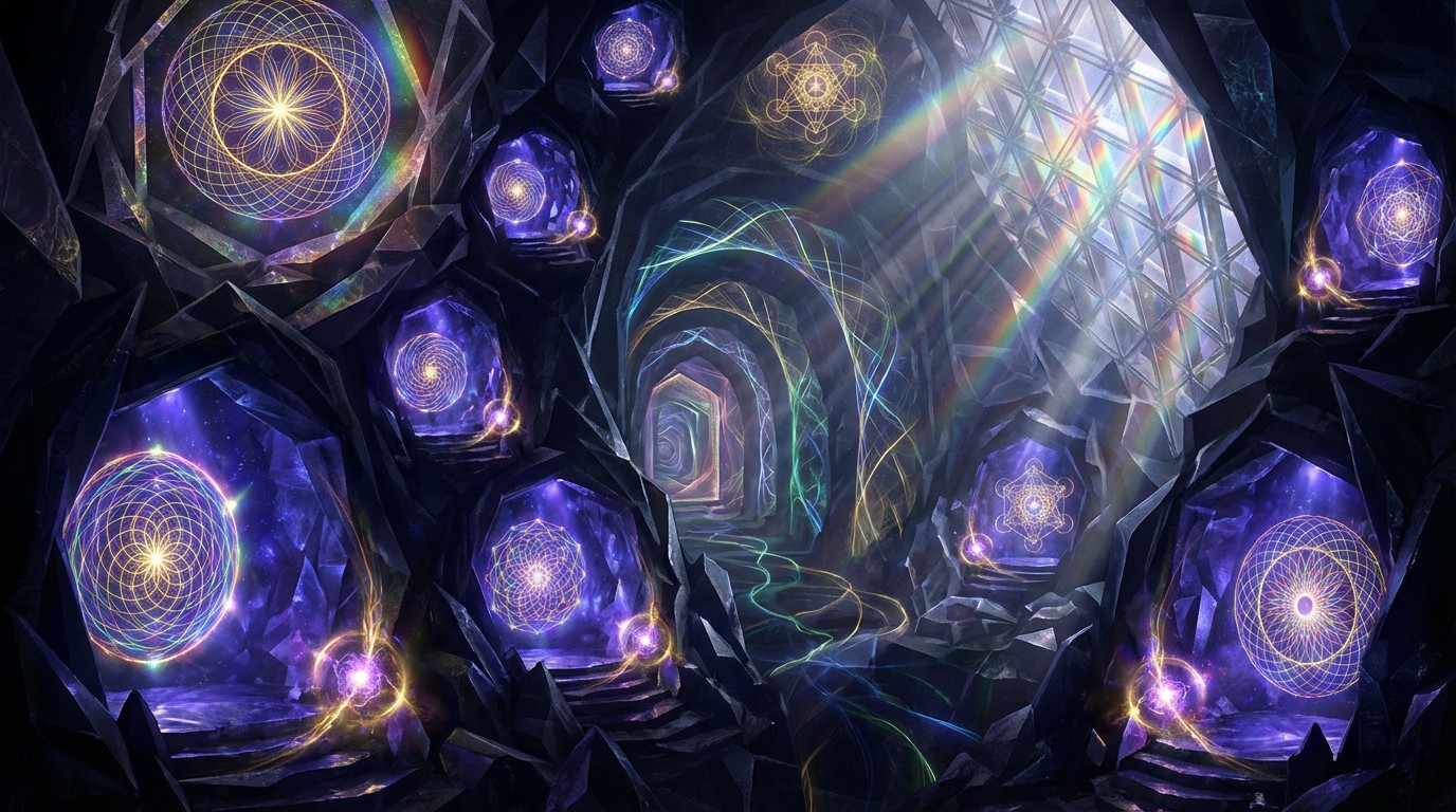 Free Cosmic Chakra Geometry Image - Chakra, Meditation, Spiritual ...