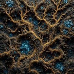 Crystal Network Patterns Free Underground Crystal Network Image - Fungal, Crystal, Network ...