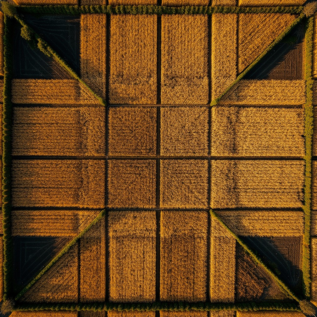 Section Farmland Pattern Free Geometric Farmland Patterns Image - Aerial, Agriculture, Geometric ...